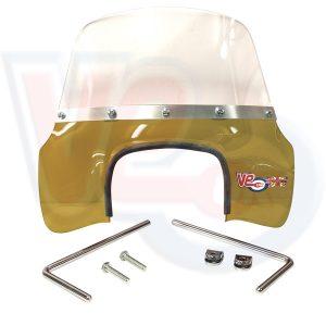 VE ACTIF MOD FLYSCREEN with FITTINGS – GOLD – VESPA 50 SPECIAL