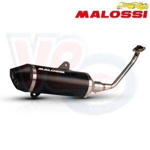 MALOSSI RX BLACK EXHAUST- VESPA GTS125 Euro 5 2021 on
