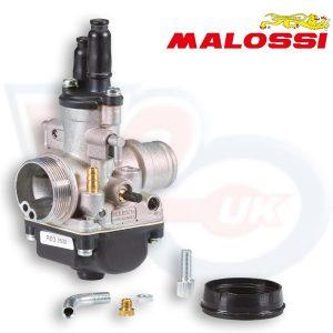 MALOSSI 21MM CARB KIT – REQUIRES INLET RUBBER – MINARELLI AM6 MOTOR