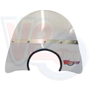 VE ACTIF 60’s STYLE MOD FLYSCREEN WITH FLARED BASE – SILVER