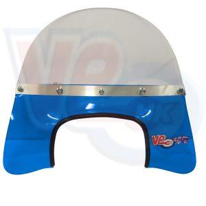 VE ACTIF 60’s STYLE MOD FLYSCREEN WITH FLARED BASE – SOLID BLUE