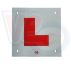 EXTRA THICK PLASTIC ‘L’ PLATE – SINGLE ‘L’ PLATE