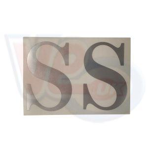 SS STICKER 2.5 INCH – SILVER