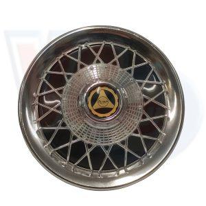 SPOKE WHEEL TRIM WITH BLACK INNER COVER – 10 INCH