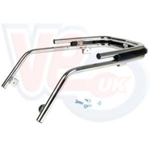 CHROME FRONT MUDGUARD BUMPER BAR-  DOUBLE TUBE TYPE