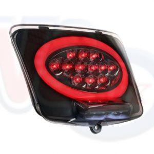 MOTO NOSTRA LED TAIL LAMP – BLACK – FITS MODELS 2014 AND LATER