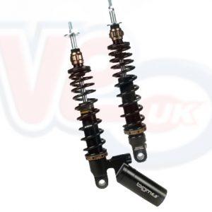 BGM PRO R12 COMPETITION REAR DAMPERS – BLACK – PAIR