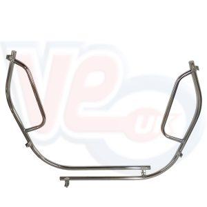 CHROME FRONT CRASHBARS – FLUSH FITTING TYPE