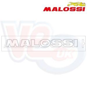 MALOSSI CHROME 220mm LASER CUT STICKERS