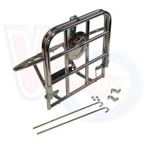 REAR FOLDING SPARE WHEEL CARRIER CHROME