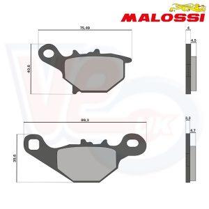 DISC PADS – MALOSSI SPORT – FRONT ON MODELS 2000 ON