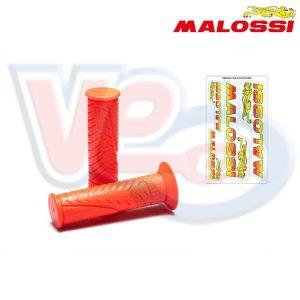 MALOSSI FLUO ORANGE MHR HANDLEBAR GRIPS – CLOSED ENDS