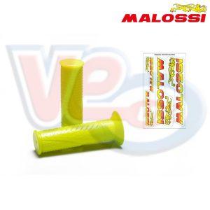 MALOSSI FLUO YELLOW MHR HANDLEBAR GRIPS – CLOSED ENDS
