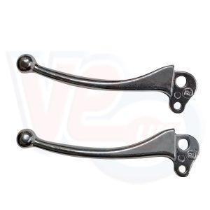 CLUTCH & BRAKE LEVERS – SILVER – PAIR