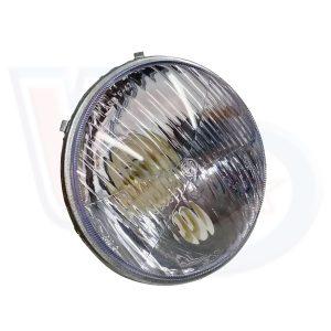 HEADLAMP ONLY – BOSATTA BRAND PLASTIC TYPE – ROUND 115mm – VESPA 90SS – PRIMAVERA – ET3