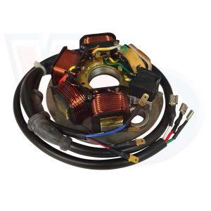 STATOR PLATE for VESPA ET3 STANDARD 6 VOLT OUTPUT WITH 7 WIRES