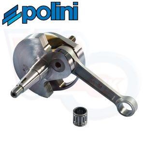 POLINI ADVANCED CRANKSHAFT – 57mm STROKE – VESPA PX200 – RALLY 200 WITH DUCATI IGN