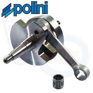 POLINI ADVANCED CRANKSHAFT – 60mm STROKE – VESPA PX200 – RALLY 200 WITH DUCATI IGN