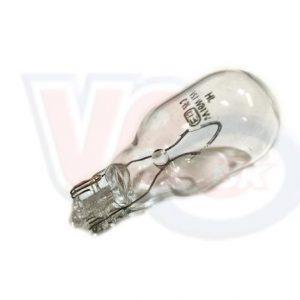 T10 CAPLESS BULB – 15mm wide – 12v 16w