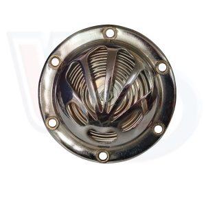 HORN 6 VOLT AC (NON BATTERY – CHROME CLAMSHELL DESIGN – VESPA
