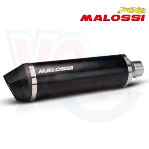 MALOSSI MAXI WILD LION – BLACK SLIP ON EXHAUST – E-MARKED – KYMCO AK 550
