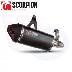 SCORPION SERKET BLACK EXHAUST – ROYAL ALLOY GP 300 LC, TG 300 LC
