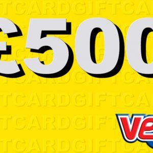 VE UK DIGITAL GIFT VOUCHER £500.00