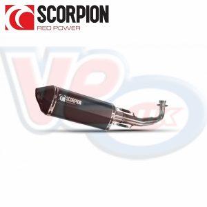 SCORPION SERKET BLACK FULL EXHAUST SYSTEM – X-MAX 125 Euro 3 2008-2016