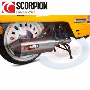 SCORPION SERKET STAINLESS STEEL FULL EXHAUST SYSTEM – DJANGO 125-150 Euro 4 2017-2018