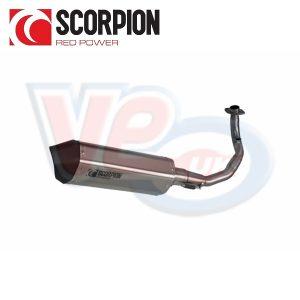 SCORPION SERKET STAINLESS STEEL FULL EXHAUST SYSTEM – VESPA GTS 125 iGET Euro 4