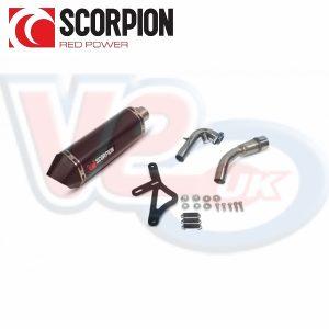 SCORPION SERKET FULL SYSTEM – BLACK – VESPA GTS 125-250-300 TILL 2018