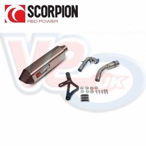 SCORPION SERKET FULL SYSTEM – STAINLESS STEEL – VESPA GTS 125-250-300 TILL 2018