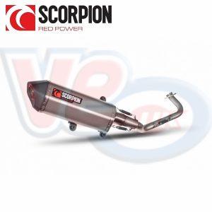 SCORPION SERKET STAINLESS STEEL FULL EXHAUST SYSTEM – N-MAX 125 2015>2017 MODELS