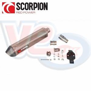 SCORPION SERKET STAINLESS STEEL EXHAUST – MP3 400 2008>2013 MODELS