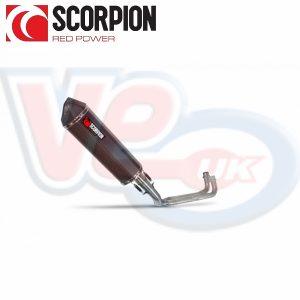 SCORPION SERKET BLACK FULL EXHAUST SYSTEM – YAMAHA T-MAX 530 2012-16
