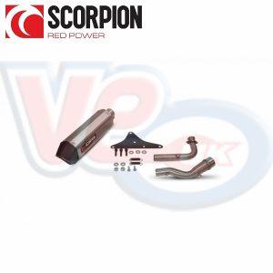 SCORPION SERKET STAINLESS STEEL FULL EXHAUST SYSTEM – HONDA PCX 125 2014-16
