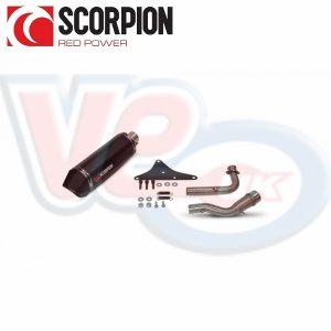 SCORPION SERKET BLACK FULL EXHAUST SYSTEM – HONDA PCX 125 2014-16