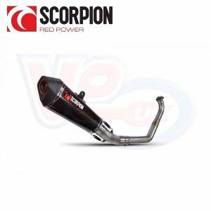 SCORPION SERKET TAPER CARBON FIBRE EXHAUST – FULL SYSTEM – FITS 2019>20 Euro 4 MODELS