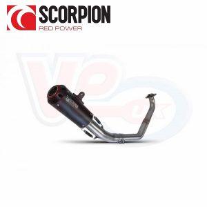 SCORPION RED POWER CERAMIC BLACK EXHAUST – FULL SYSTEM – FITS 2019>20 Euro 4 MODELS