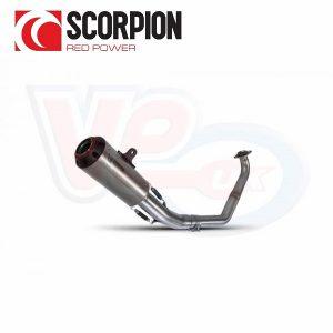 SCORPION RED POWER STAINLESS STEEL EXHAUST – FULL SYSTEM – FITS 2019>20 Euro 4 MODELS