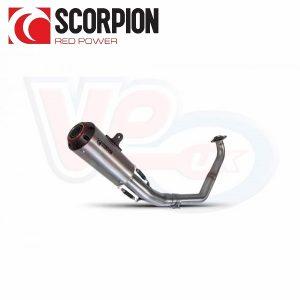 SCORPION RED POWER TITANIUM EXHAUST – FULL SYSTEM – FITS 2019>20 Euro 4 MODELS