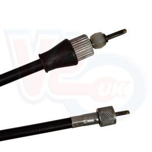 SPEEDO CABLE COMPLETE – FOR INDIAN SPEEDOS – BLACK