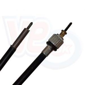 SPEEDO CABLE COMPLETE – FOR ITALIAN SPEEDOS – BLACK