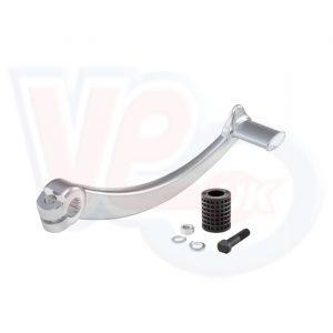 KICKSTART PEDAL SHORT CURVED VBB STYLE FOR VESPA PX MOTORS – SILVER ALLOY