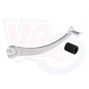 KICKSTART PEDAL LONG CURVED RALLY STYLE FOR VESPA PX MOTORS – SILVER ALLOY