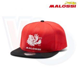 MALOSSI SNAPBACK STREET BASEBALL CAP – RED WITH BLACK PEAK