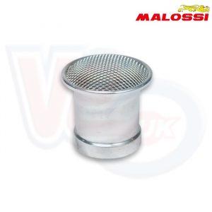 MALOSSI 70mm LONG BELLMOUTH WITH MESH – SCREW ON 52mm x 1.2mm