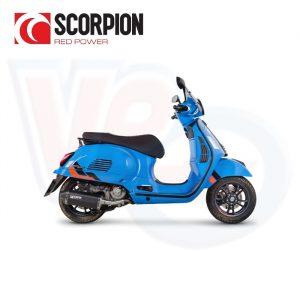 SCORPION SERKET CERAMIC BLACK SLIP ON EXHAUST SYSTEM – VESPA GTS 310 Euro 5+ 2025 on