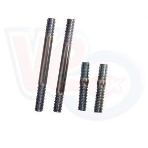 INLET AND EXHAUST STUD SET- 2 x M6x65mm INLET STUDS – 2 x M6x32mm EXHAUST STUDS