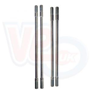 SET OF 4 CYLINDER STUDS FOR GY6 50 – 2 M7 STUDS 185mm AND 2 M7 STUDS 165mm